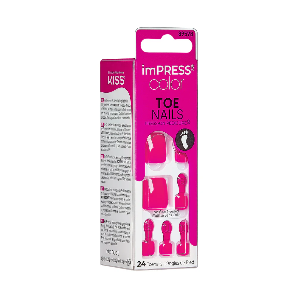 KISS imPRESS Color Toe Nails - Almost There - Image 7