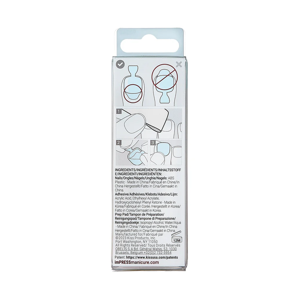 KISS imPRESS Color Toe Nails - Moonseed - Image 8