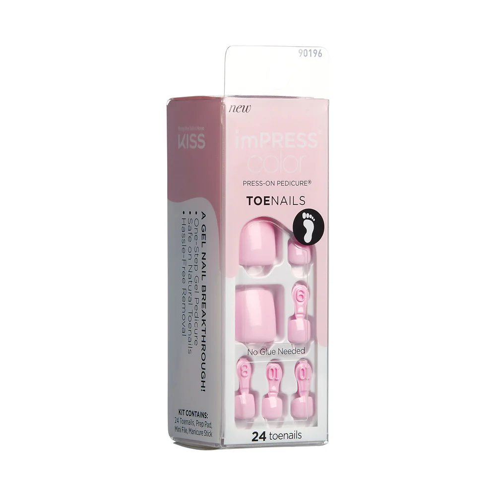 KISS imPRESS Color Toe Nails - Rainbow Sky - Image 7