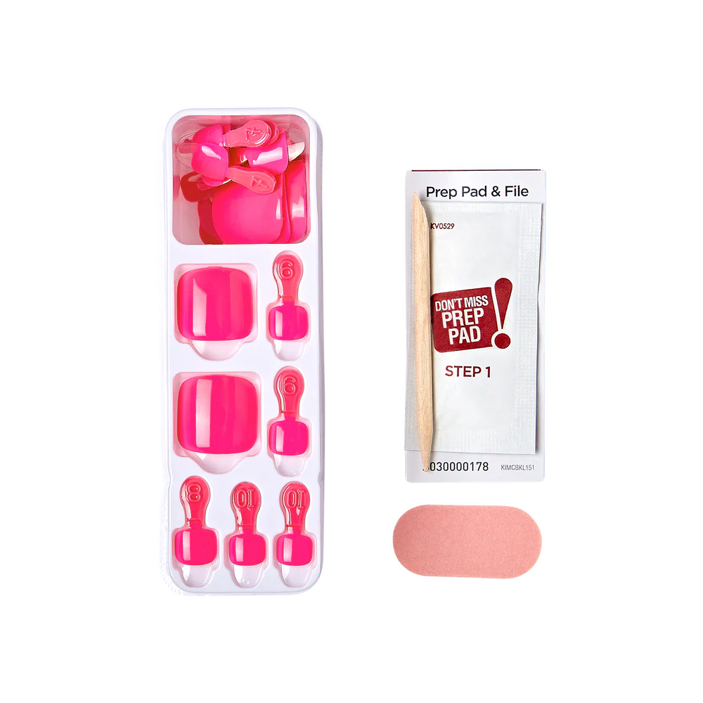 KISS imPRESS Color Toe Nails - Spun Sugar - Image 5