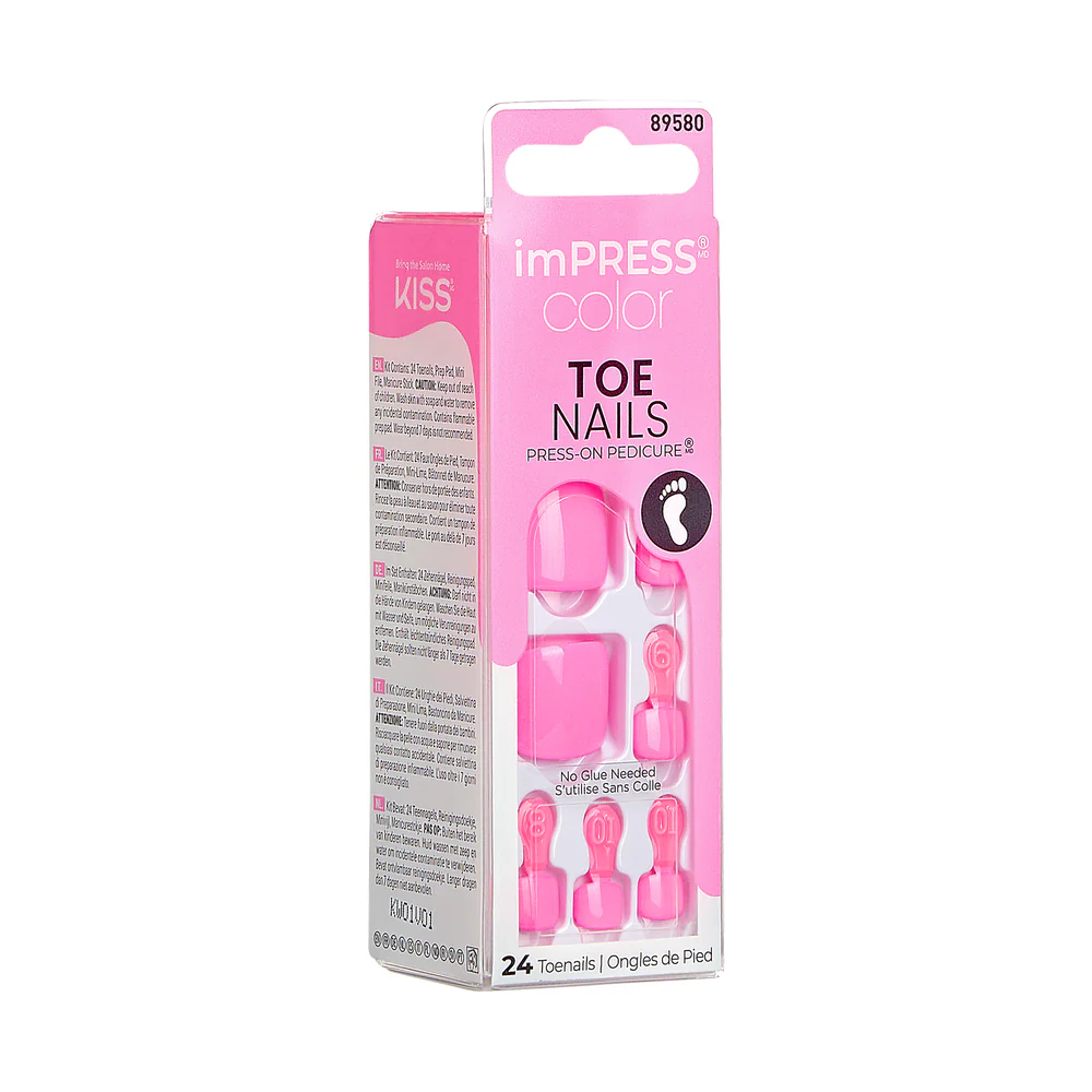 KISS imPRESS Color Toe Nails - Time After Time - Image 7