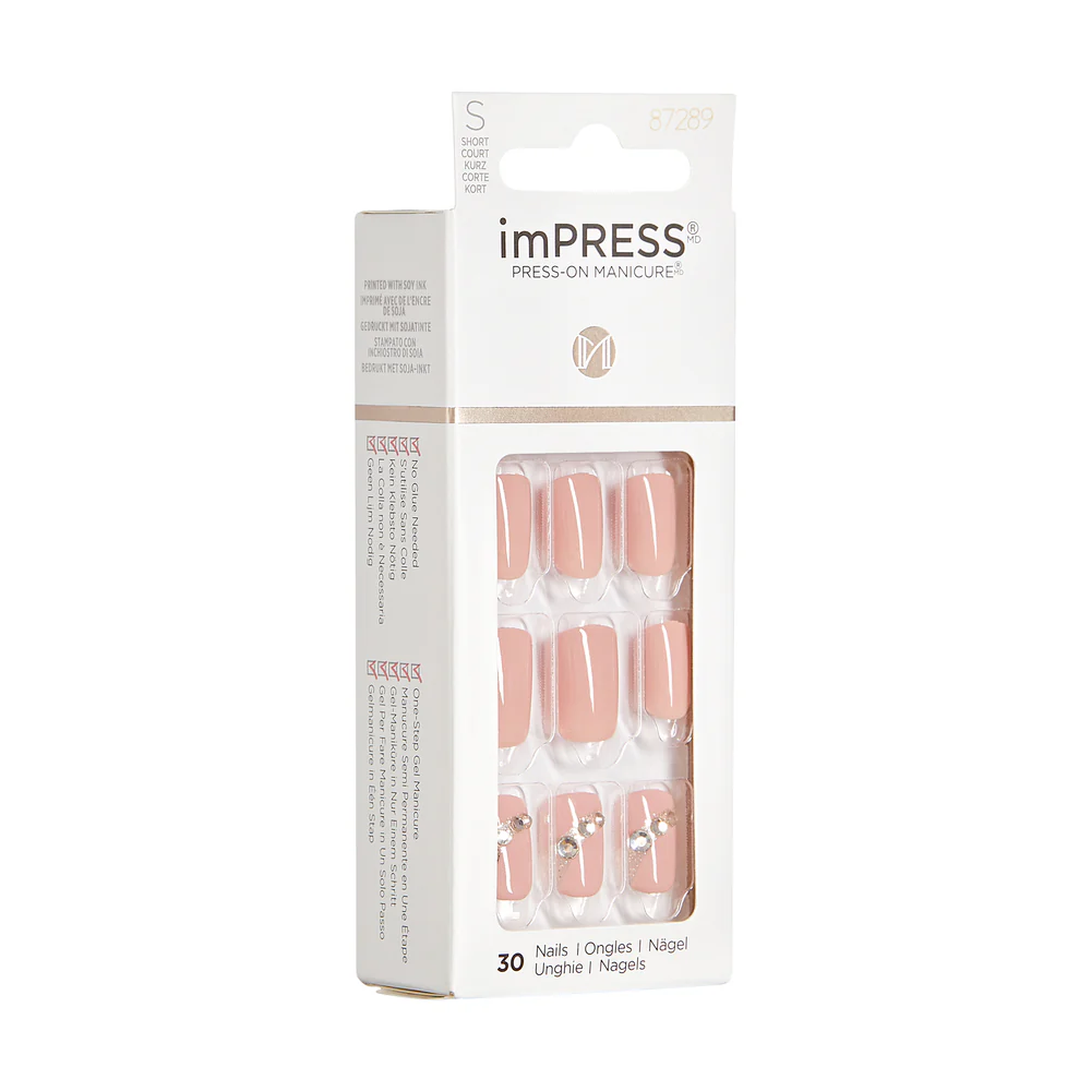 KISS imPRESS Nails - Crystal Blossom - Image 4