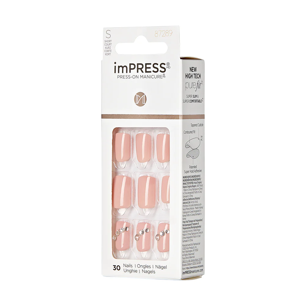 KISS imPRESS Nails - Crystal Blossom - Image 5