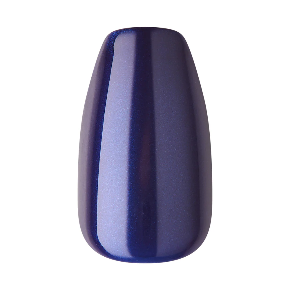 KISS imPRESS Press-On Manicure Fake Nails – Indigo Autumn - Image 4