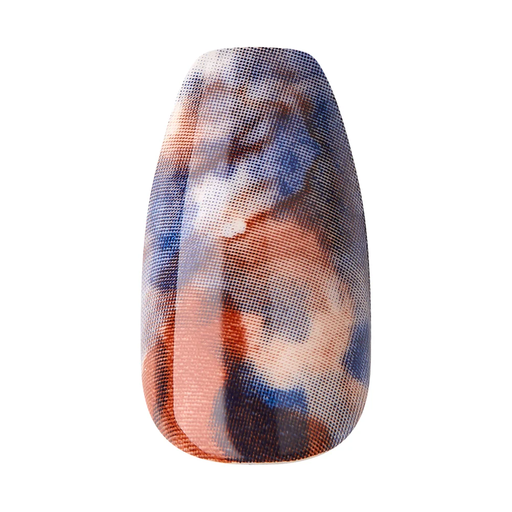 KISS imPRESS Press-On Manicure Fake Nails – Indigo Autumn - Image 6