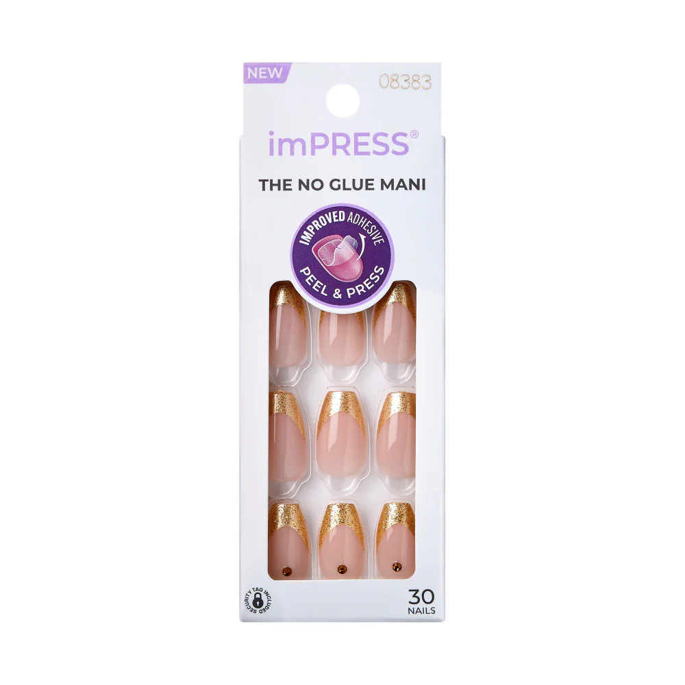 KISS imPRESS No Glue French Manicure Press-On Nails - Image 2