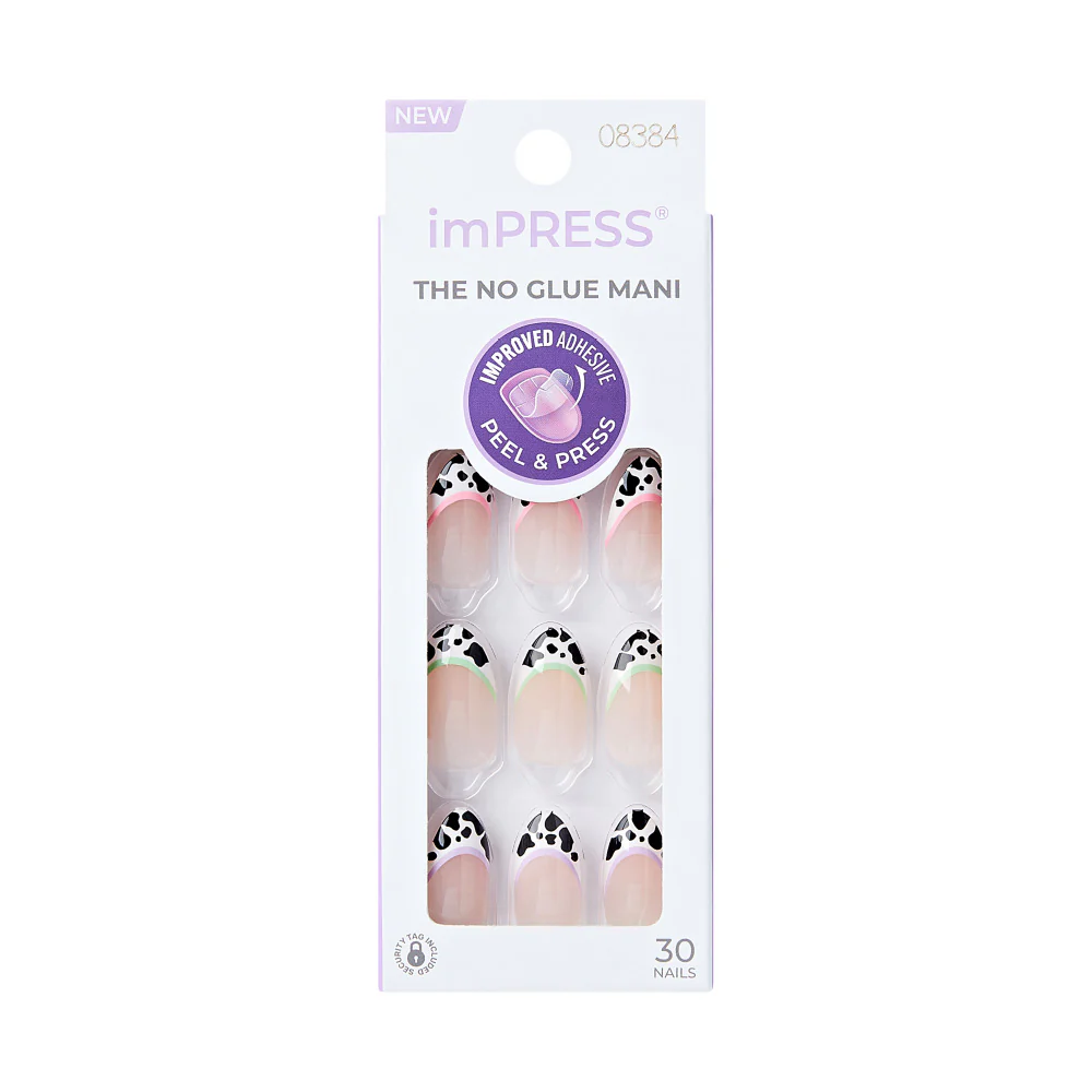 KISS imPRESS No Glue French Manicure Press-On Nails - Image 3