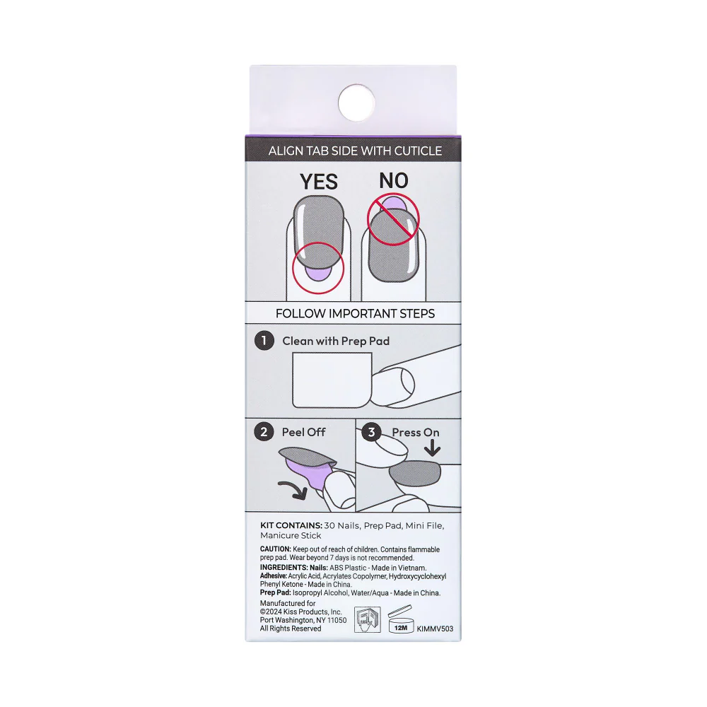 KISS imPRESS No Glue French Manicure Press-On Nails - Image 31