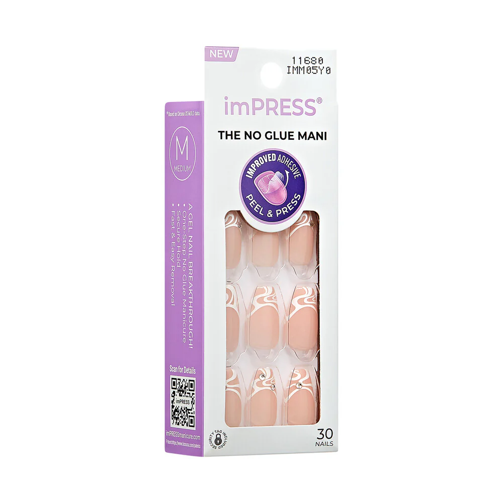 KISS imPRESS No Glue French Manicure Press-On Nails - Image 34