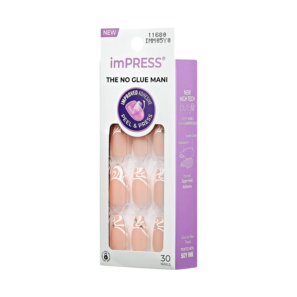 KISS imPRESS No Glue French Manicure Press-On Nails - Image 36