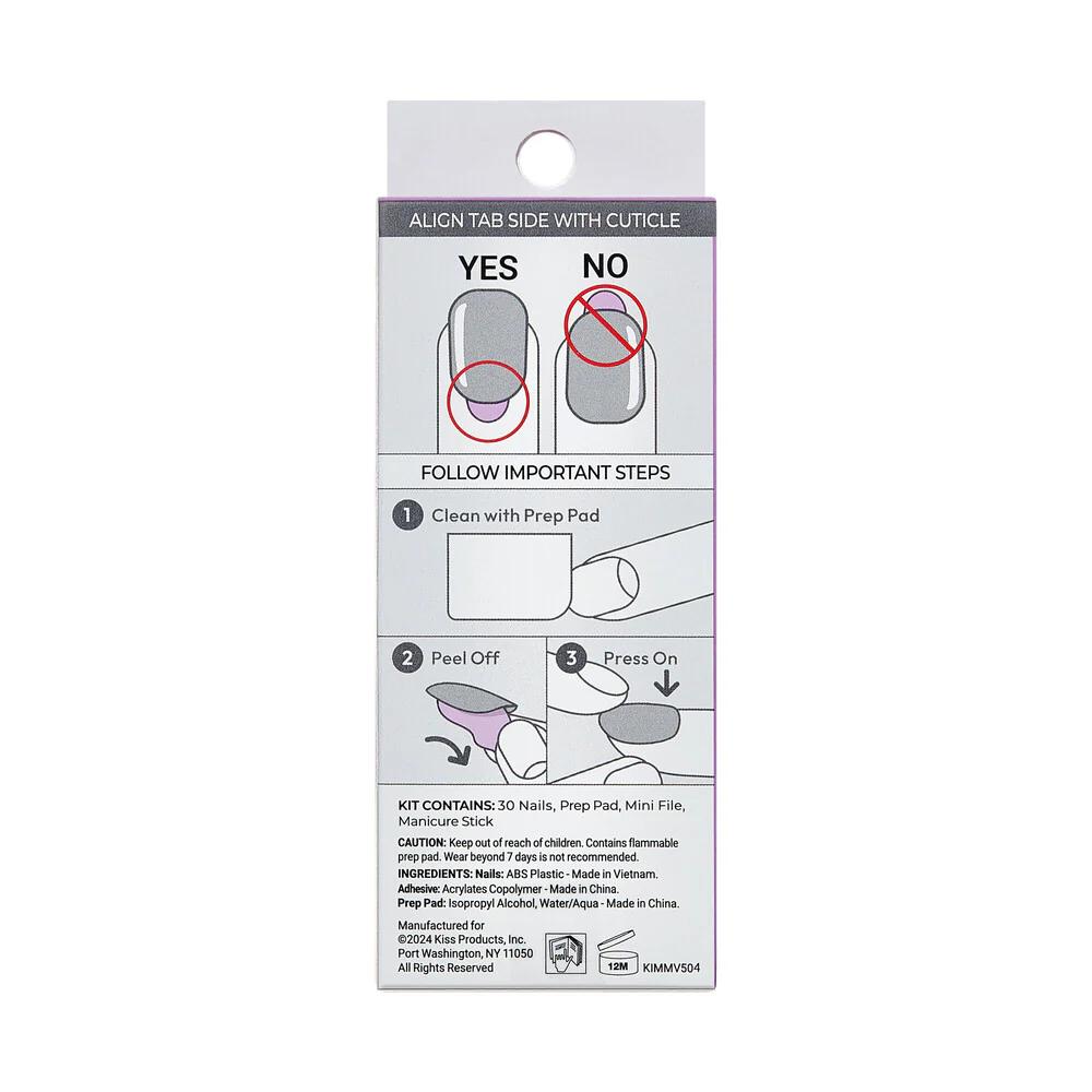 KISS imPRESS No Glue French Manicure Press-On Nails - Image 39