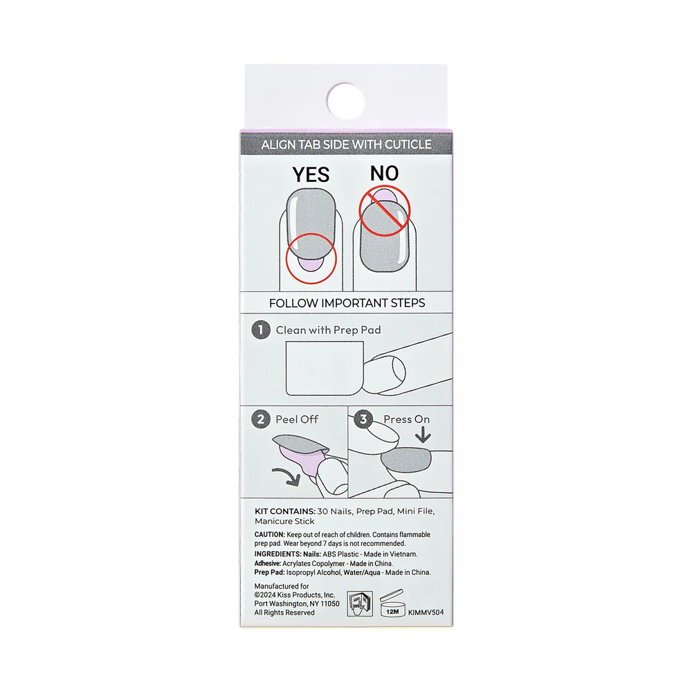 KISS imPRESS No Glue French Manicure Press-On Nails - Image 40