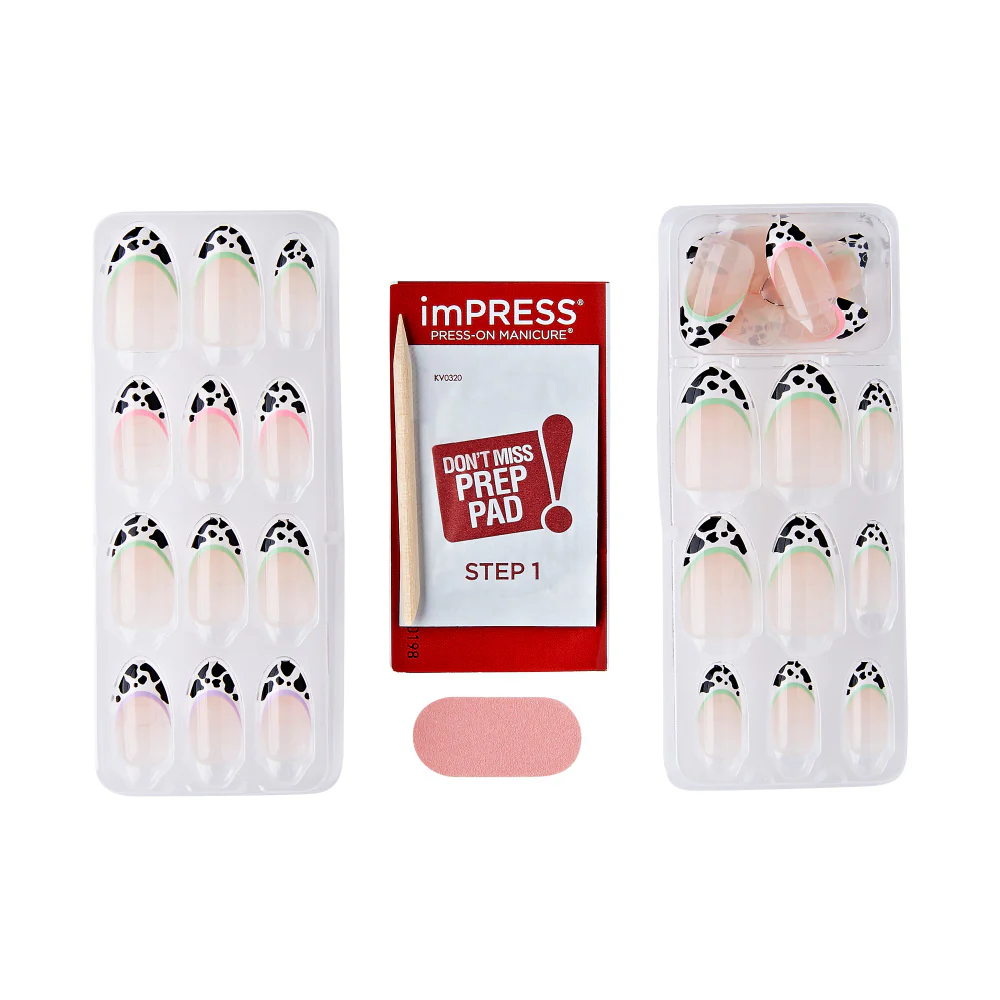 KISS imPRESS No Glue French Manicure Press-On Nails - Image 8