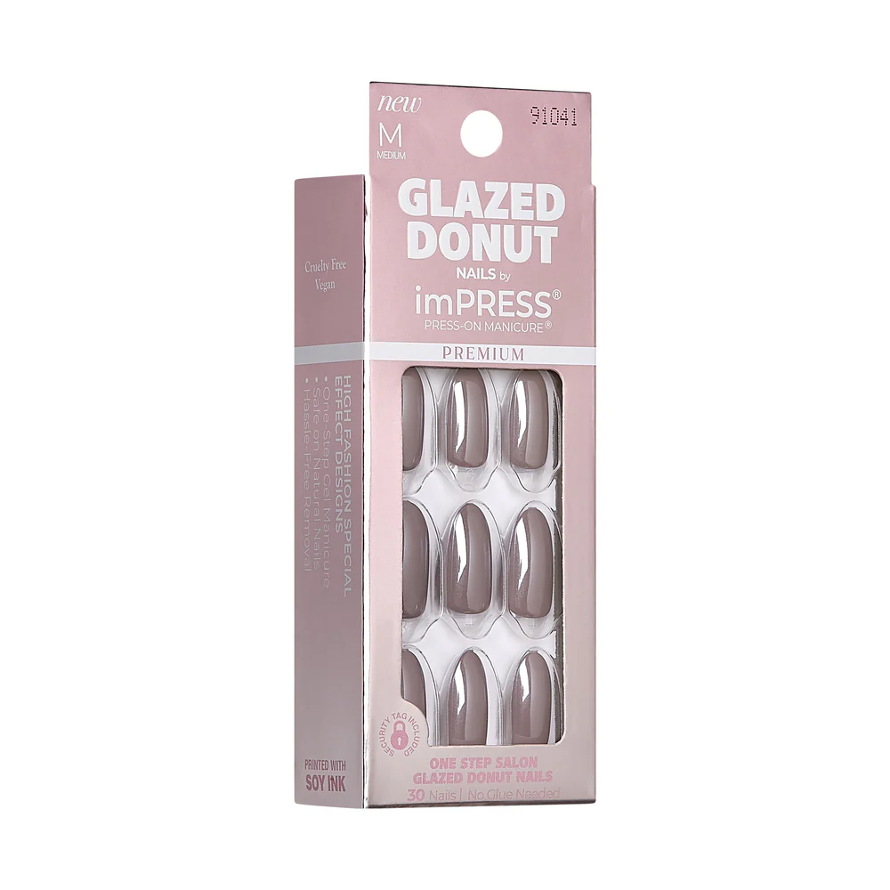 KISS imPRESS Premium Glazed Donut Press On Nails - Chiffon Glazed - Image 5