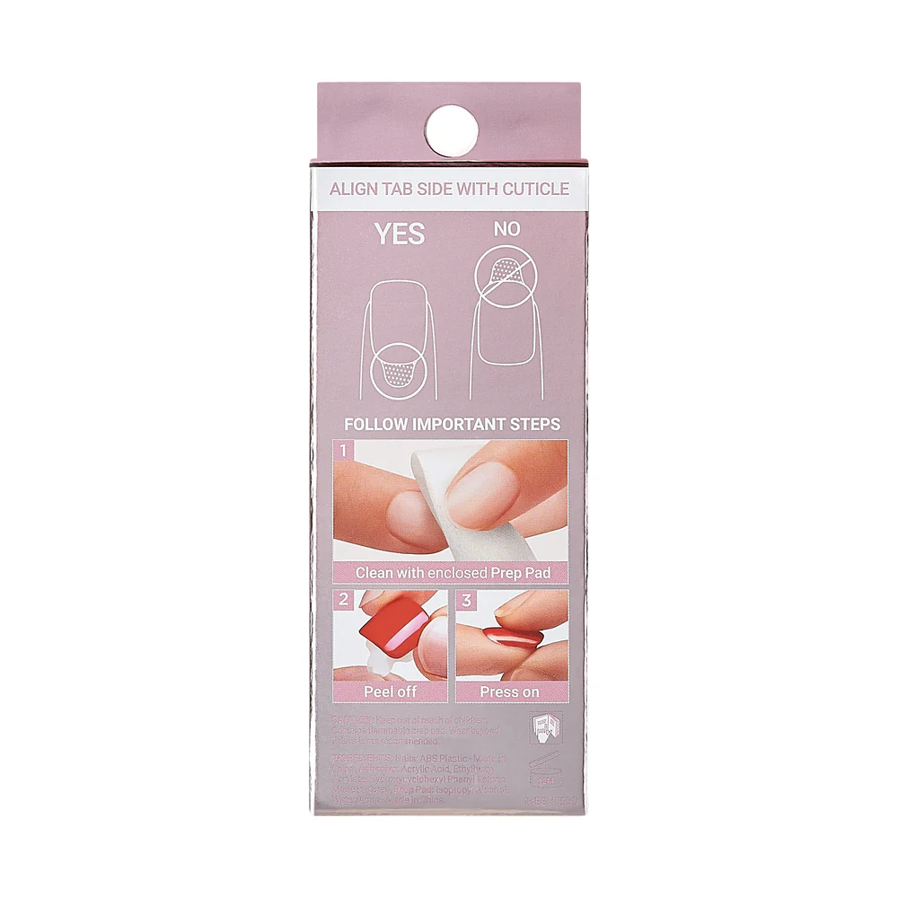 KISS imPRESS Premium Glazed Donut Press On Nails - Chiffon Glazed - Image 7