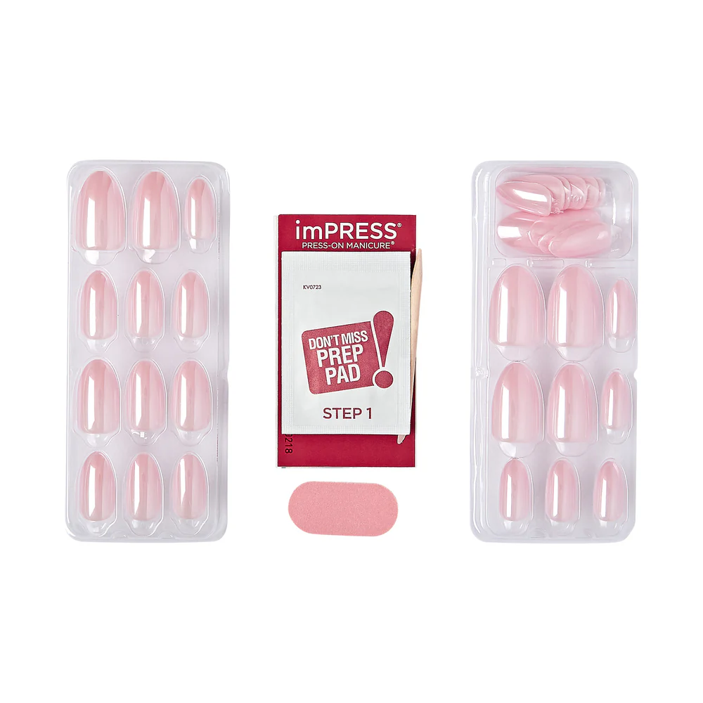 KISS imPRESS Premium Glazed Donut Press On Nails - Strawberry Glazed - Image 2