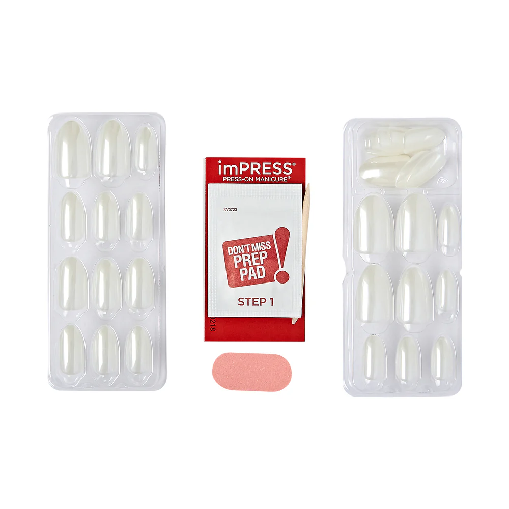 KISS imPRESS Premium Glazed Donut Press On Nails - Vanilla Glazed - Image 2