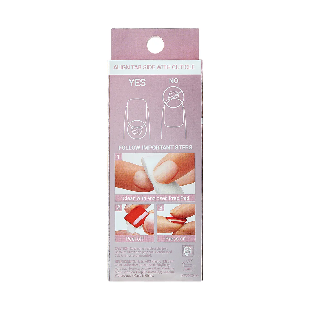 KISS imPRESS Premium Glazed Donut Press On Nails - Vanilla Glazed - Image 6