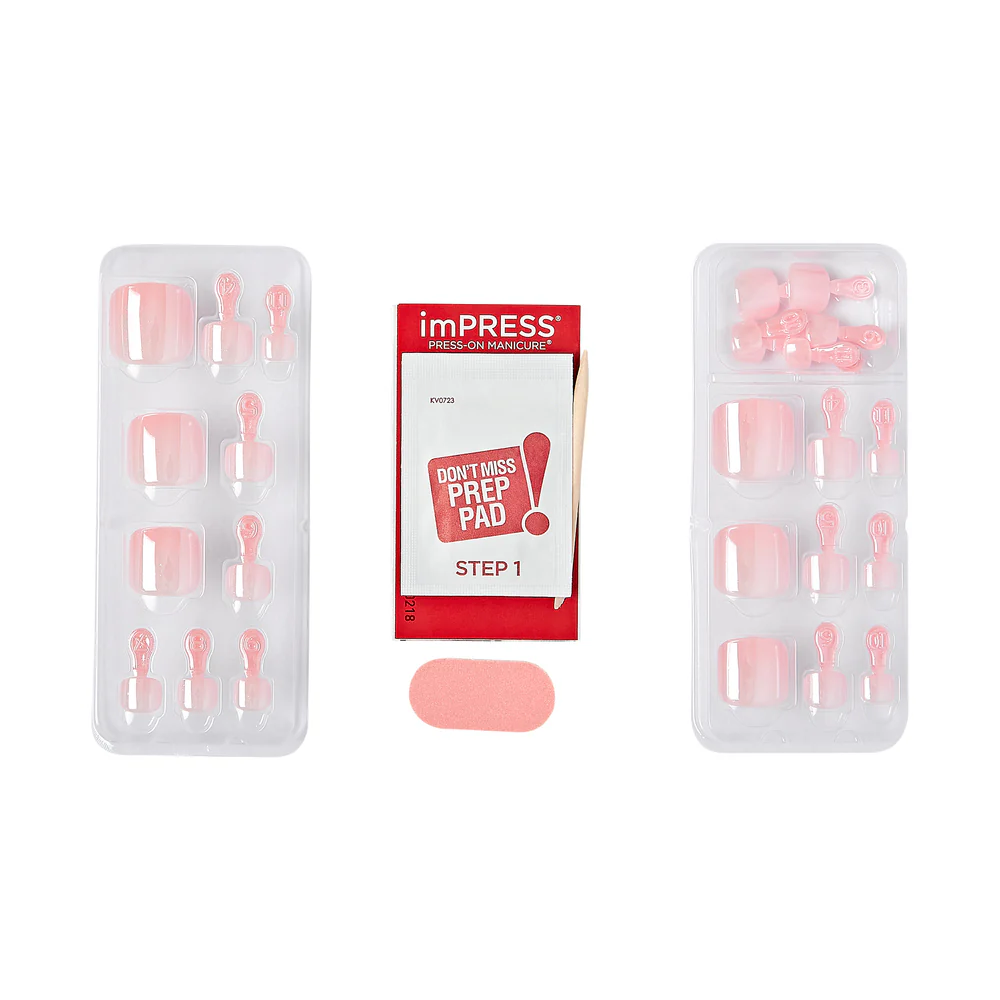 KISS imPRESS Premium Press On Toe Nails - Enchanted - Image 3