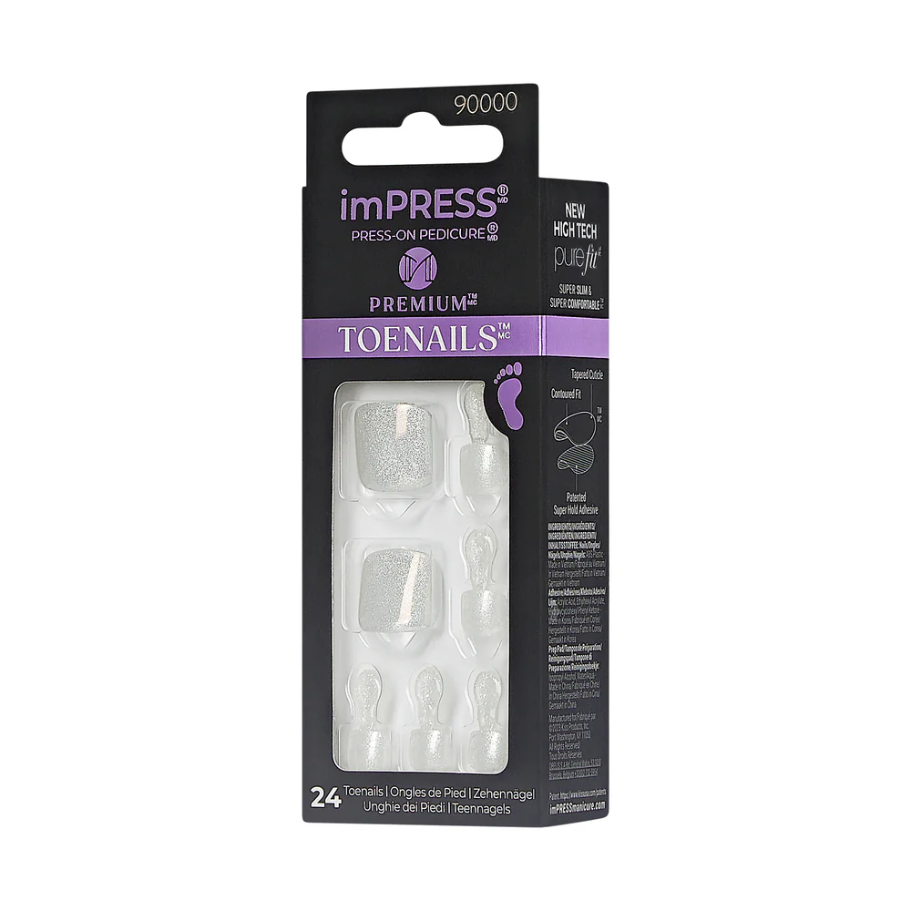 KISS imPRESS Premium Press On Toe Nails - Sweet Delight - Image 6
