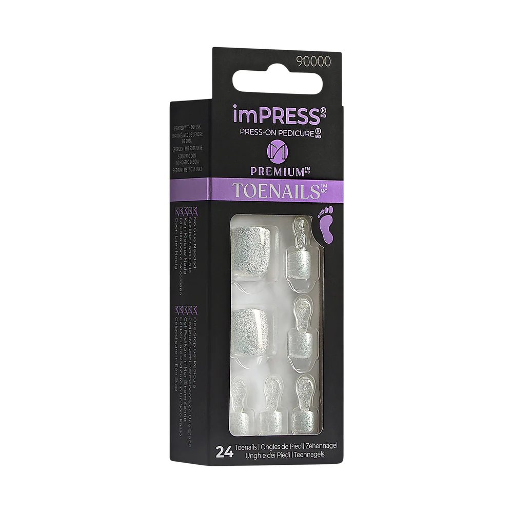 KISS imPRESS Premium Press On Toe Nails - Sweet Delight - Image 7