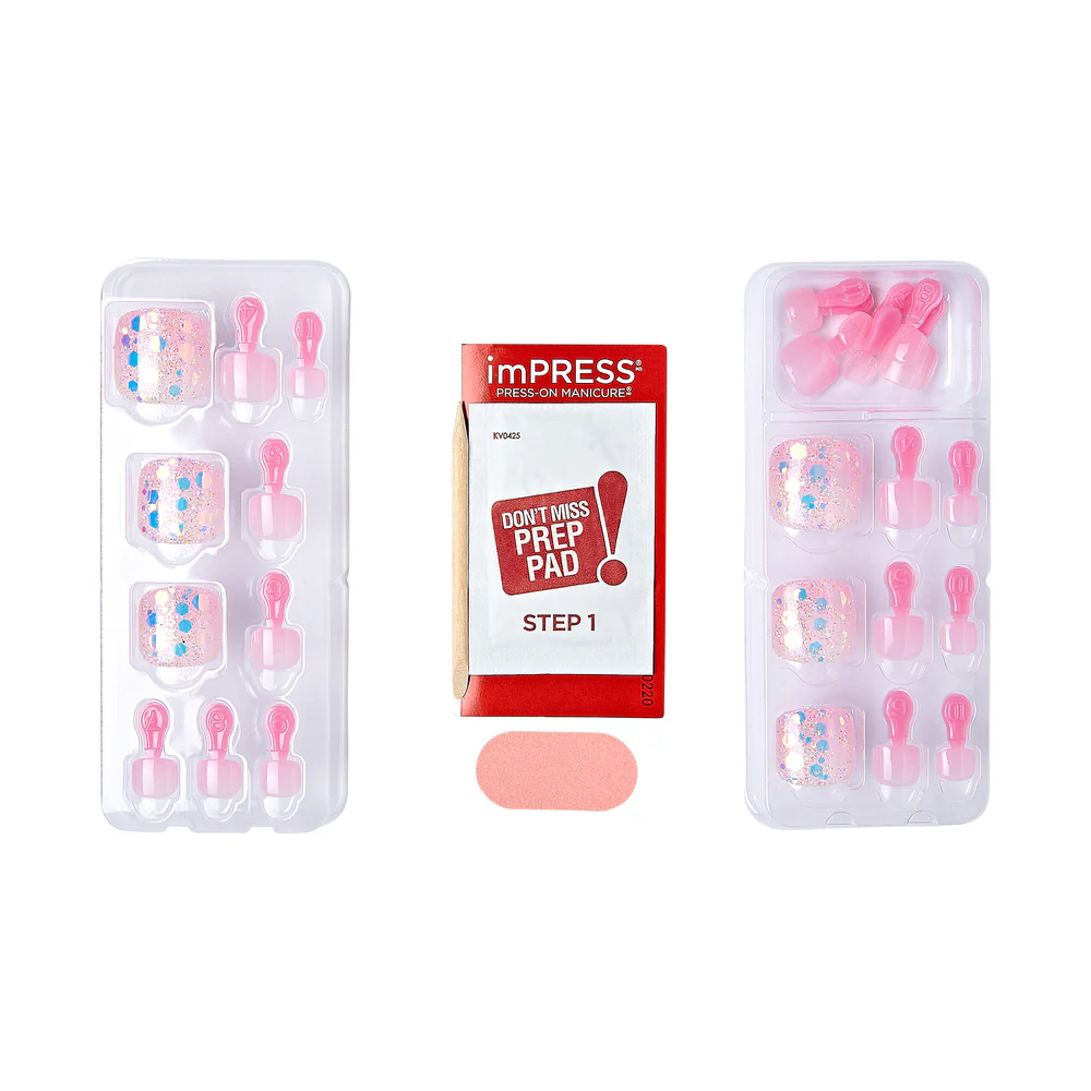 KISS imPRESS Toe Nails - Brave Hearts - Image 5