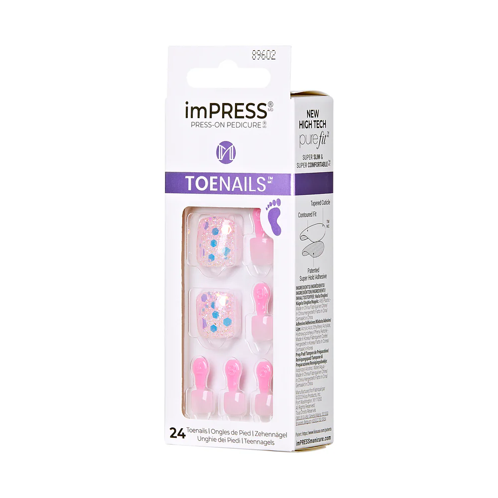 KISS imPRESS Toe Nails - Brave Hearts - Image 6