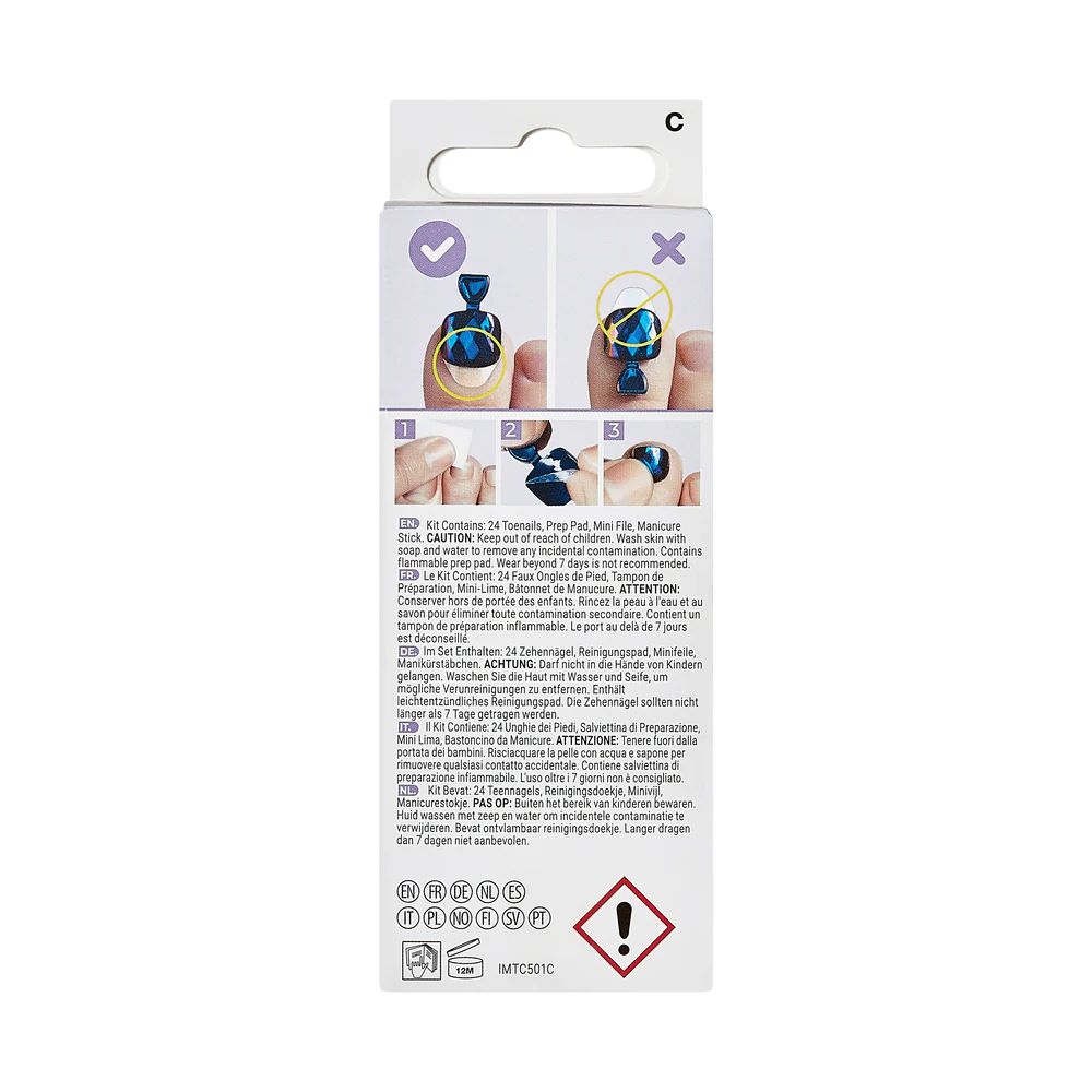 KISS imPRESS Toe Nails - Dahlia - Image 12