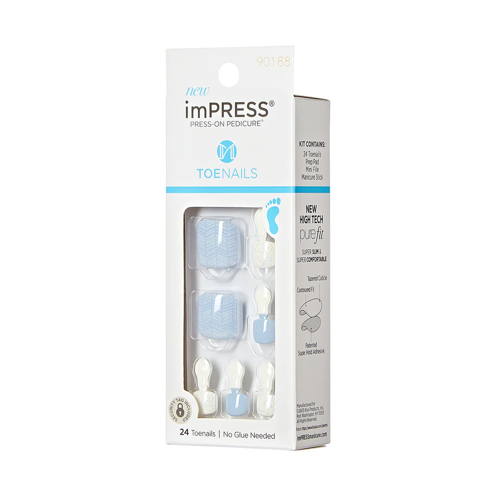 KISS imPRESS Toe Nails - Endless Sky - Image 8