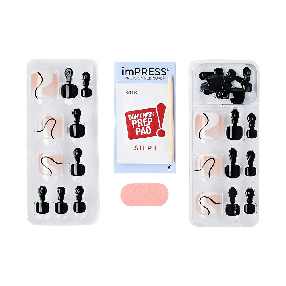 KISS imPRESS Toe Nails - Intentions - Image 5