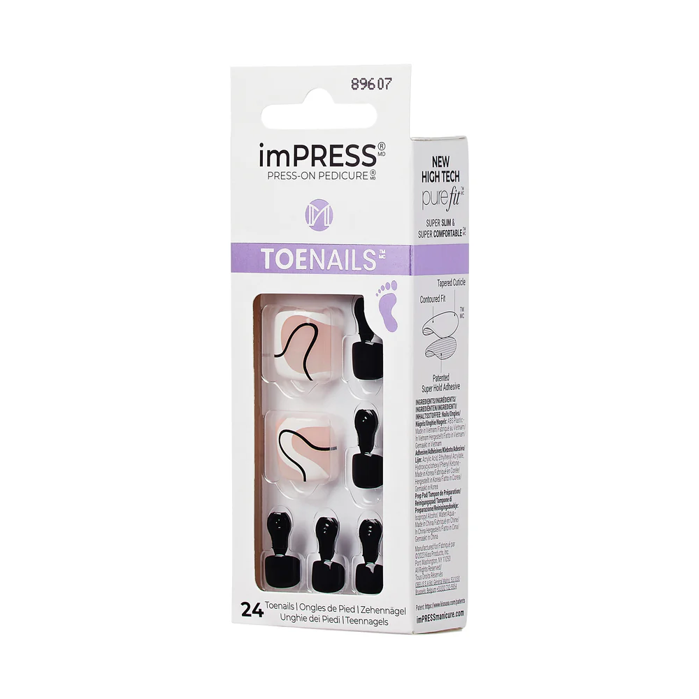 KISS imPRESS Toe Nails - Intentions - Image 6