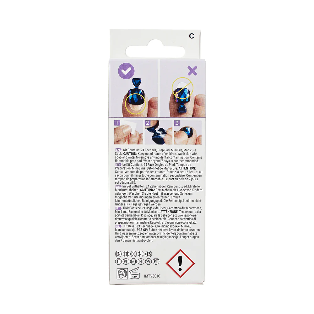 KISS imPRESS Toe Nails - Intentions - Image 7