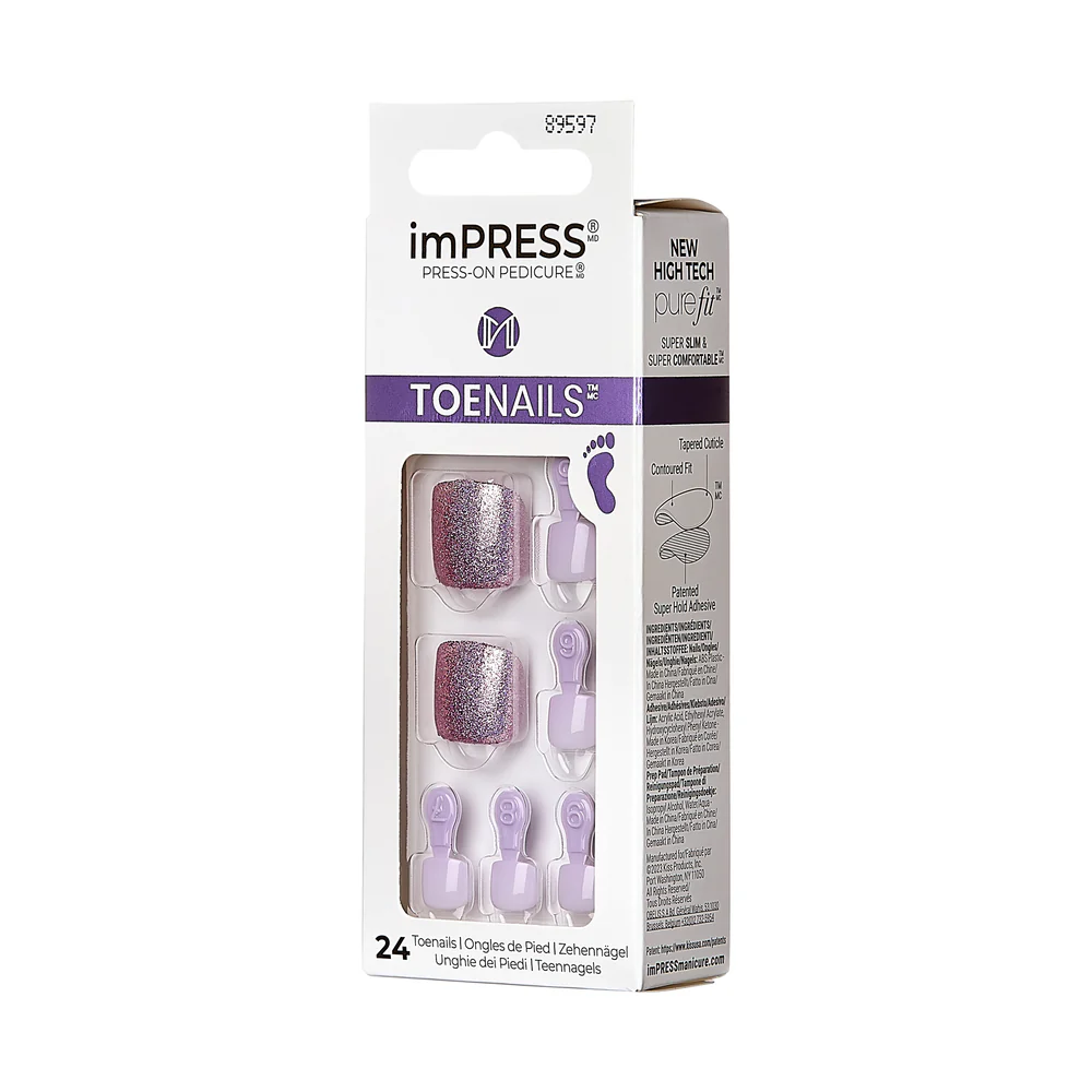KISS imPRESS Toe Nails - Satisfied - Image 7