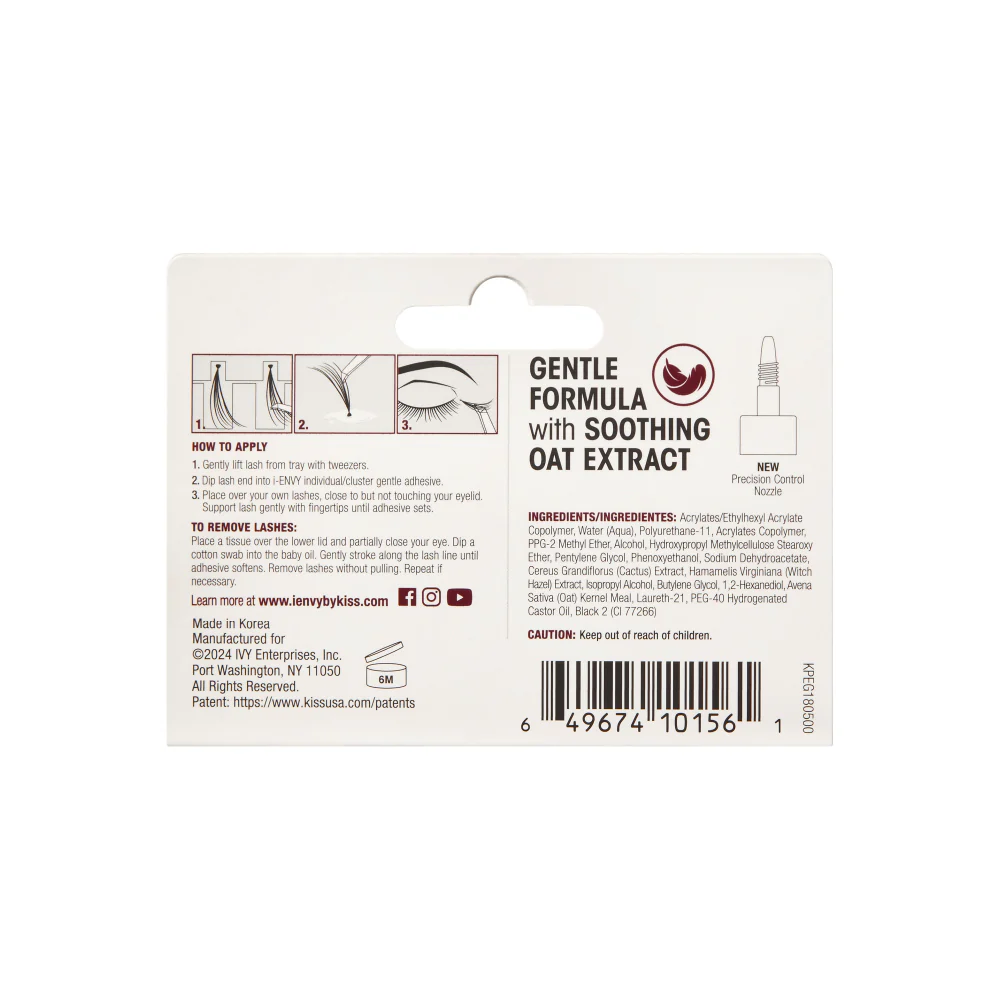 I-ENVY Individual Cluster Gentle Lash Adhesive Black - Image 4