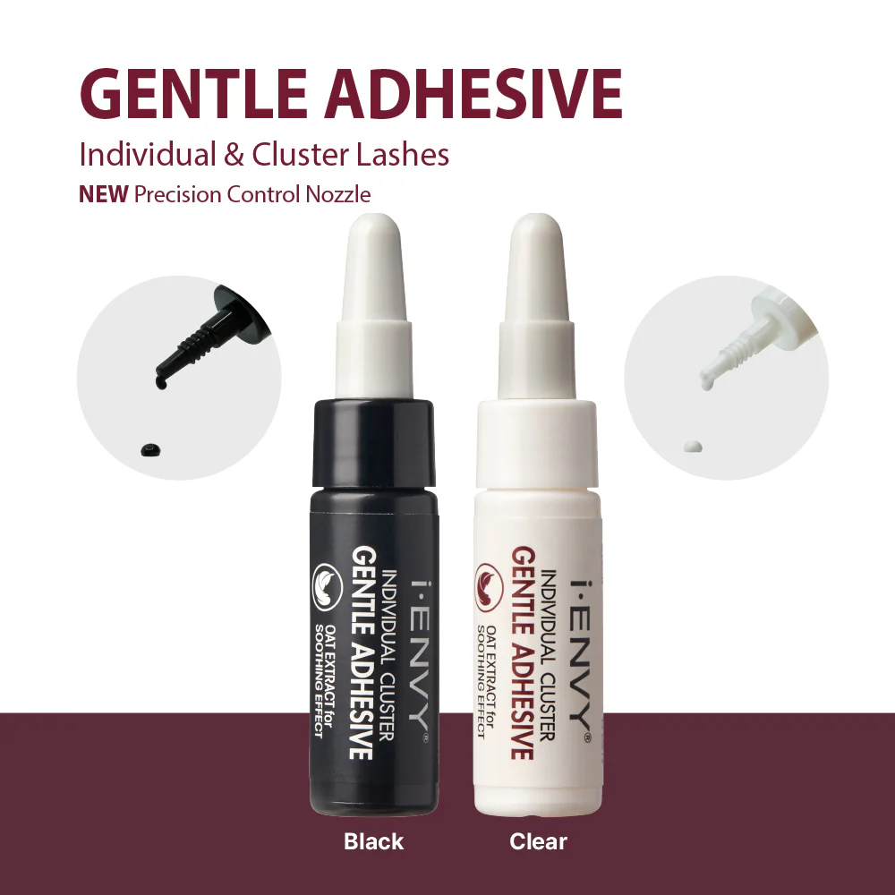 I-ENVY Individual Cluster Gentle Lash Adhesive Black - Image 6