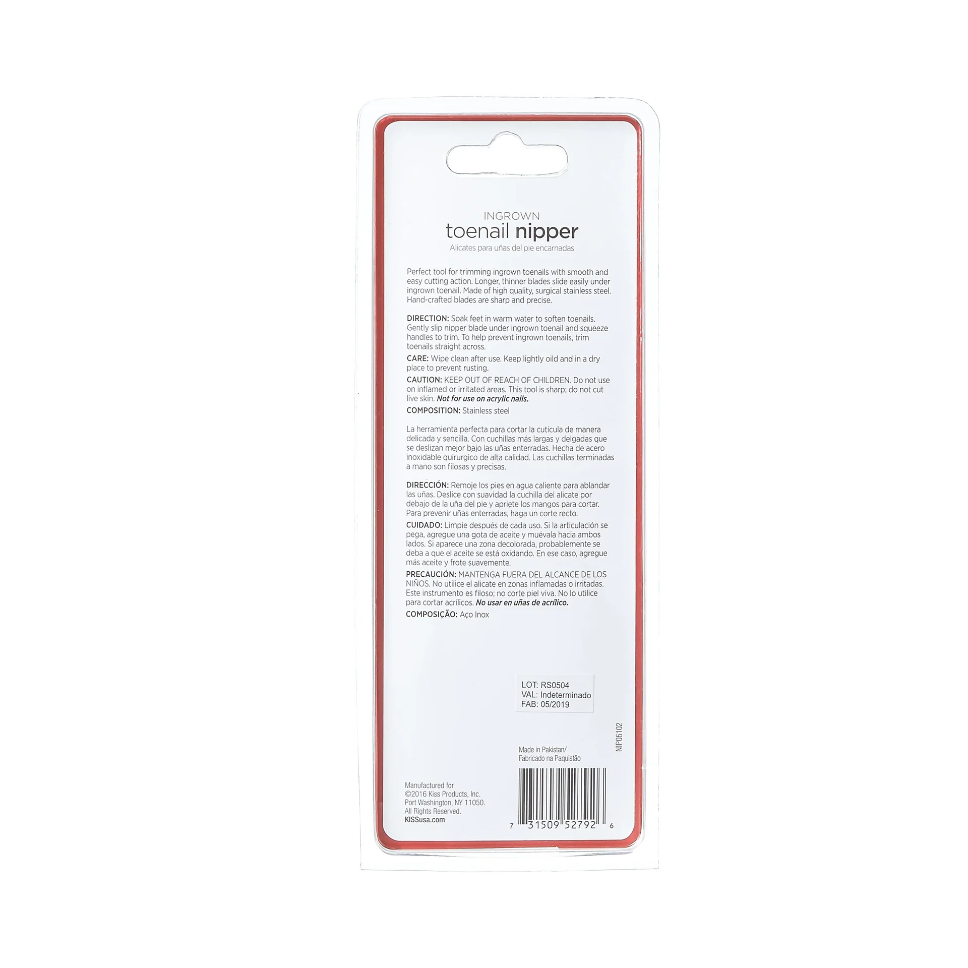 Kiss New York Ingrown Toenail Nipper - Image 4