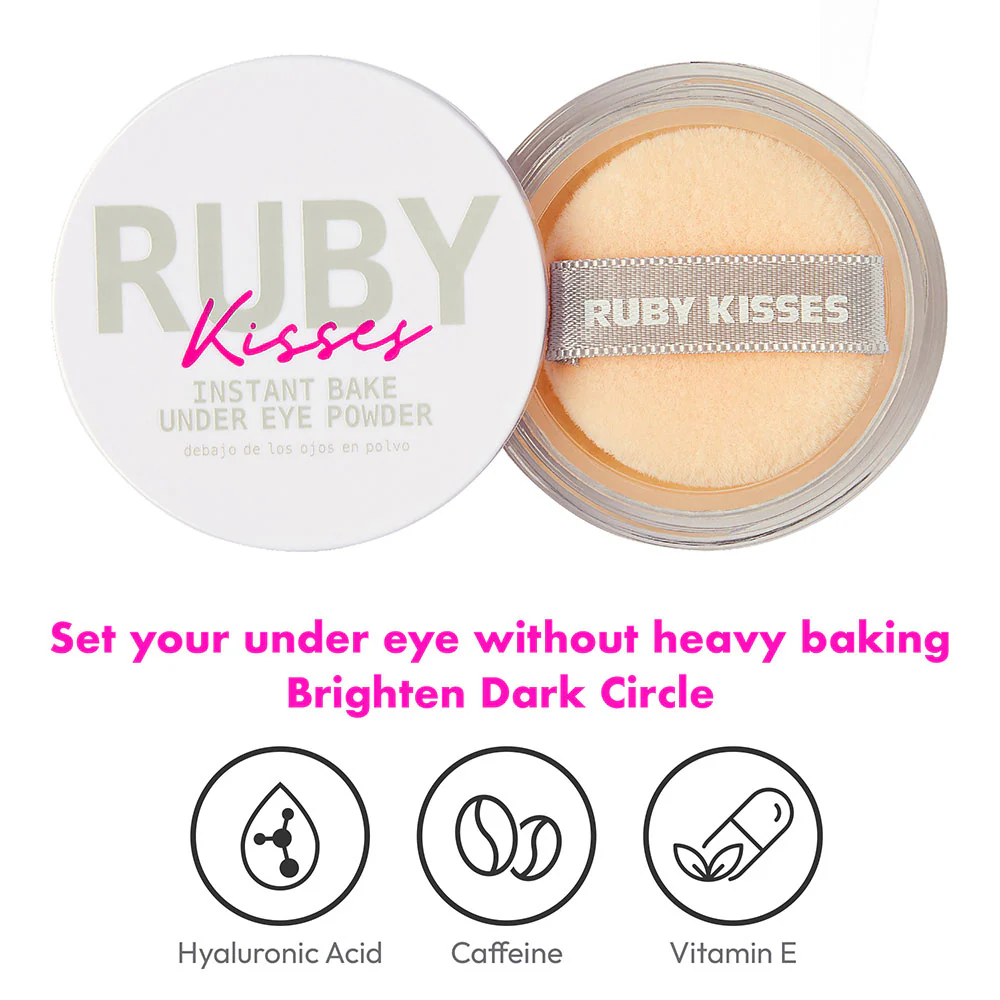 Ruby Kisses Instant Bake Under Eye Powder - Image 6