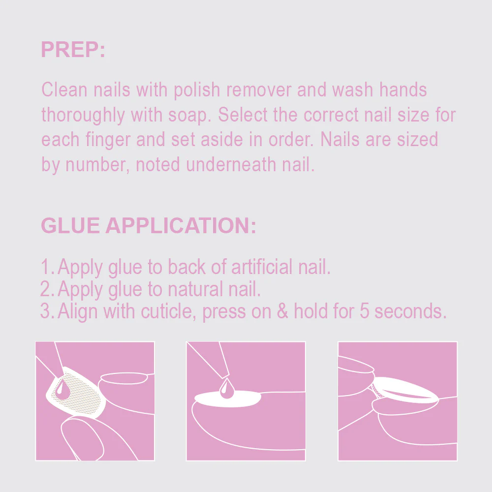 Gold Finger Jelly Color Nails - Bubble Gum - Image 5