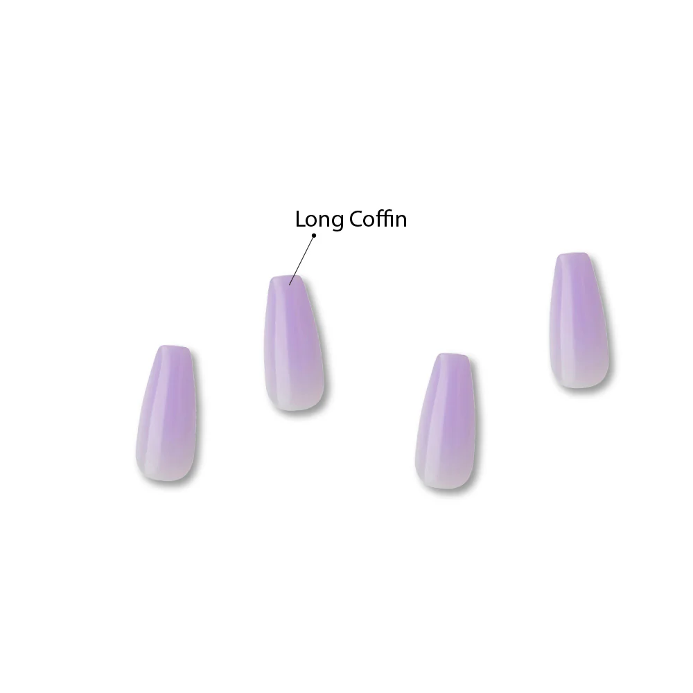 Gold Finger Jelly Color Nails - Fresh Cotton - Image 2