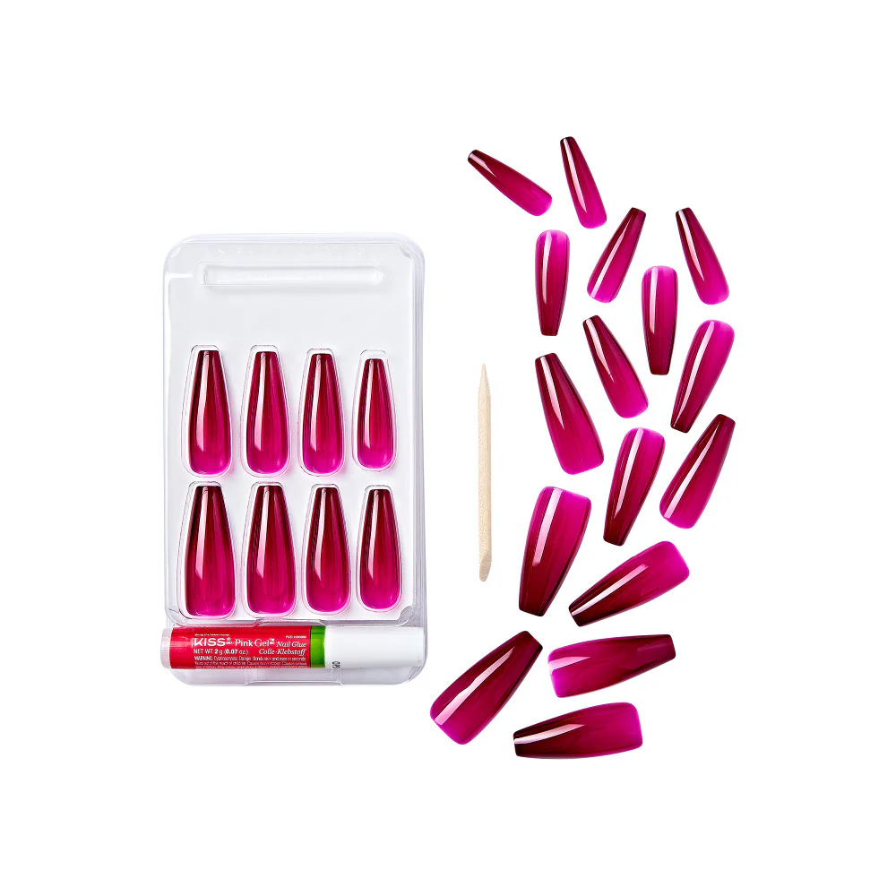 Gold Finger Jelly Color Nails - Grape Juice - Image 4