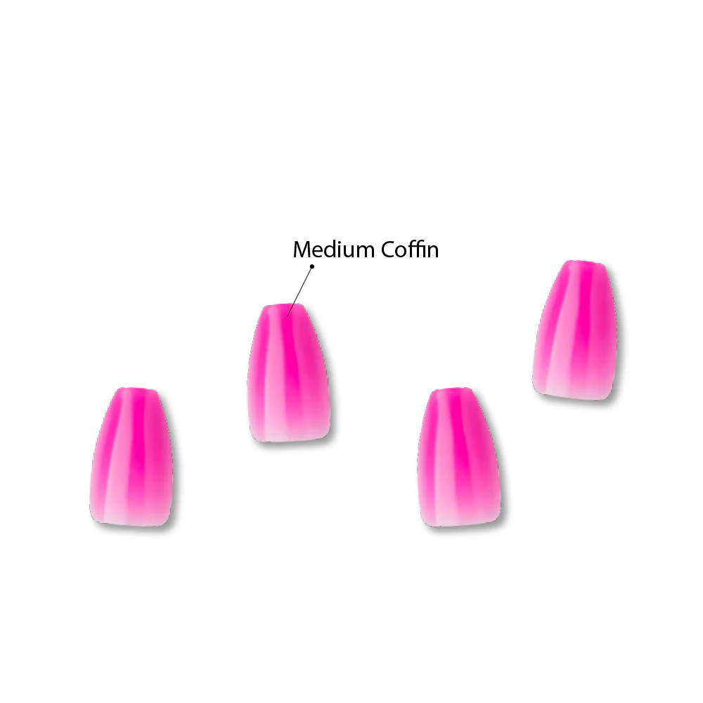 Gold Finger Jelly Color Nails - Snowy - Image 2