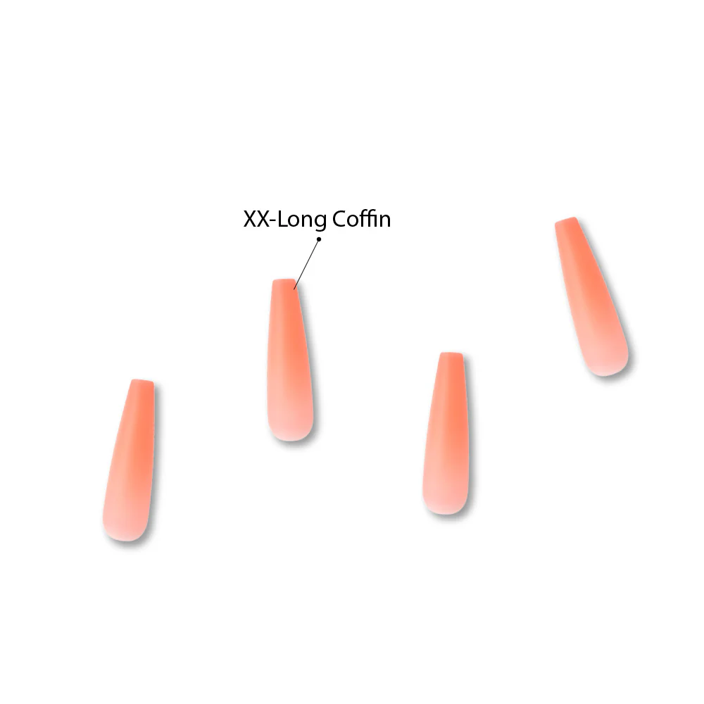 Gold Finger Jelly Color Nails - Watermelon - Image 2