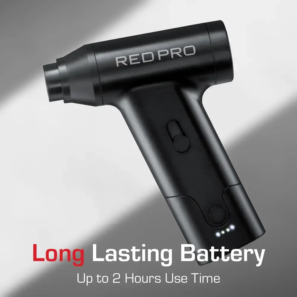 Red PRO Jet King Cordless Electric Compressed Air Duster 110,000 RPM power - Image 4