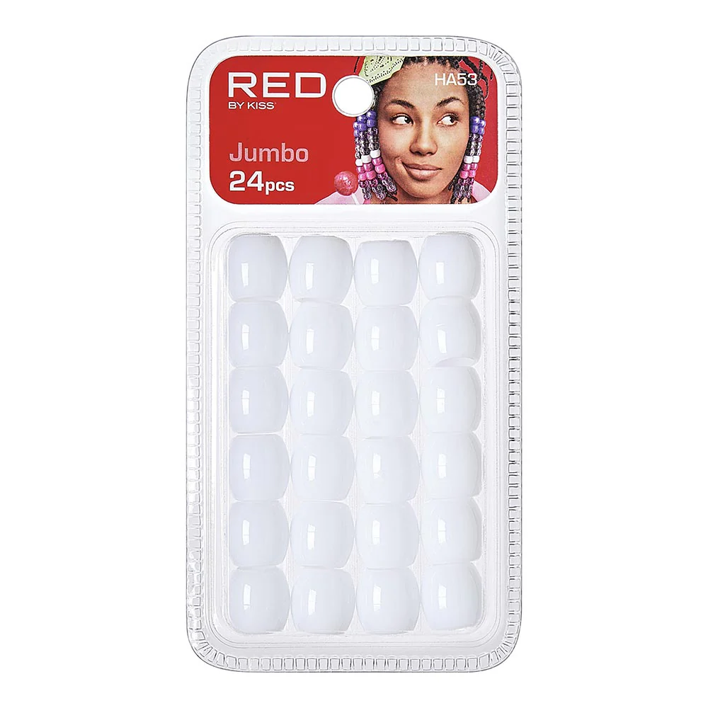 RED by KISS Jumbo Hair Beads (24pcs) - Image 6