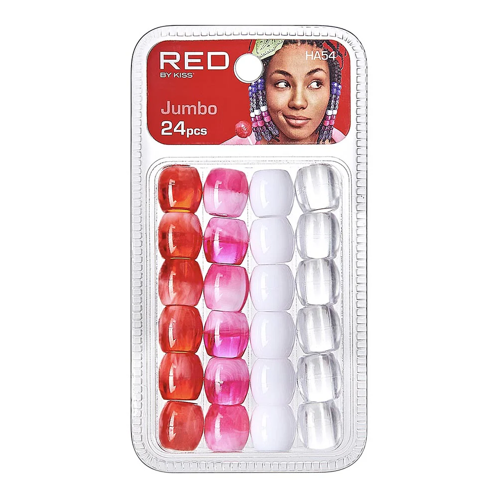 RED by KISS Jumbo Hair Beads (24pcs) - Image 7