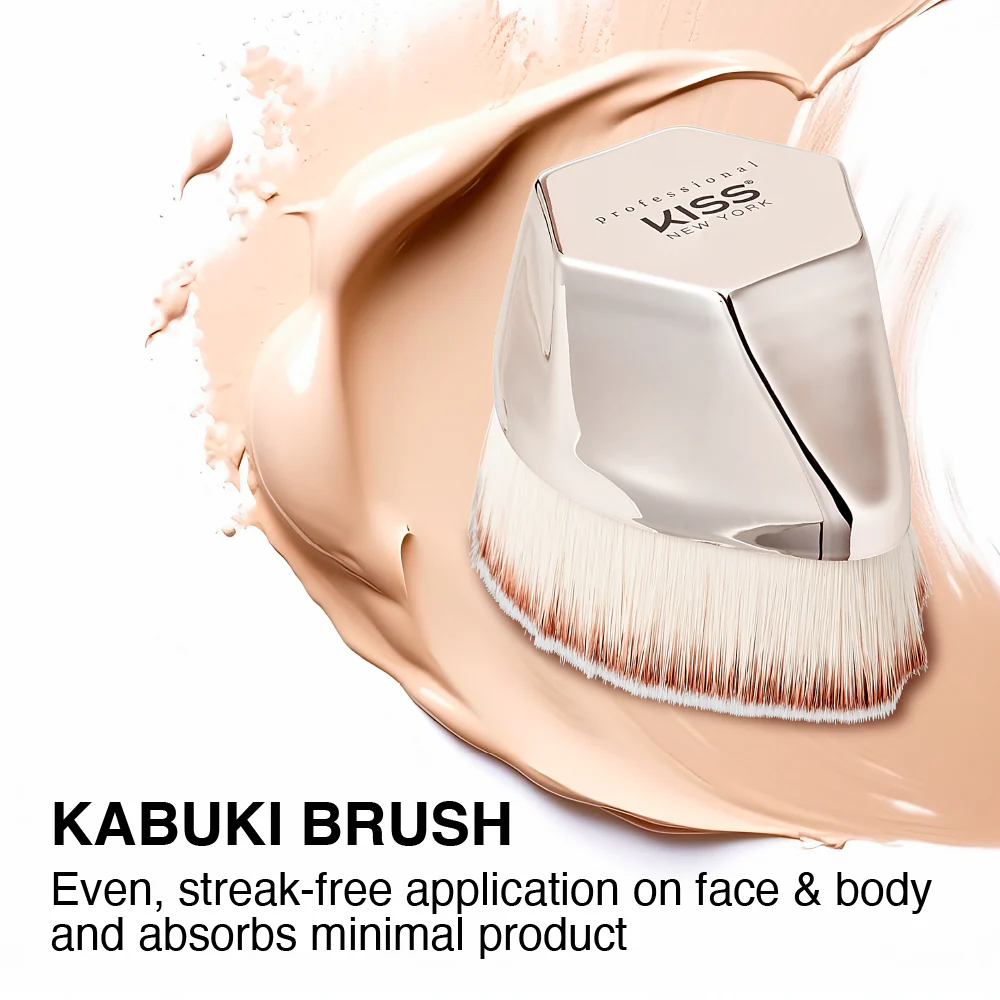Kiss New York Kabuki Makeup Brush - Image 2