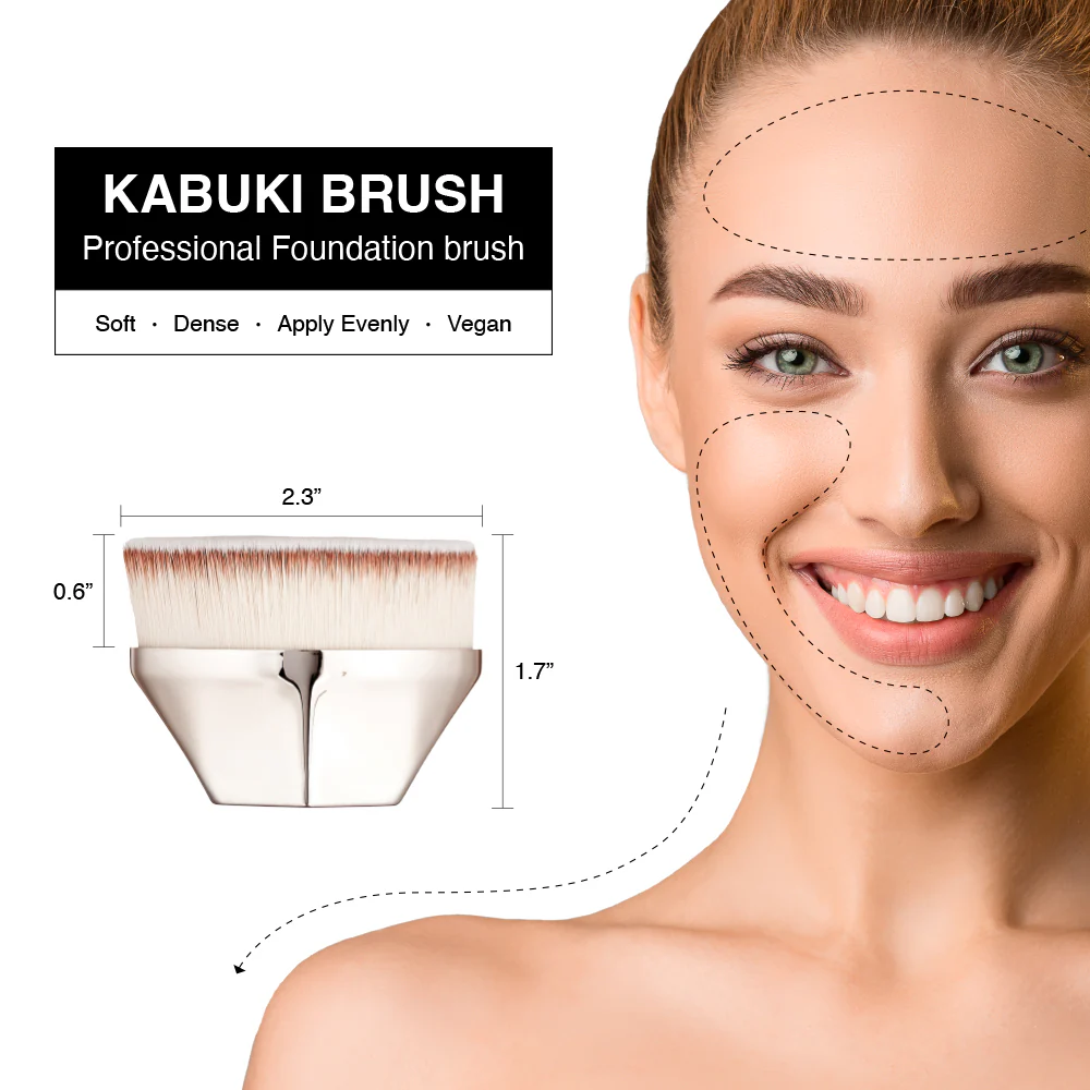 Kiss New York Kabuki Makeup Brush - Image 3