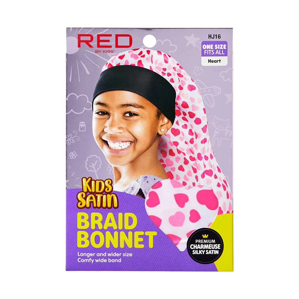RED by KISS Kids Edge Satin Braid Bonnet - Image 3