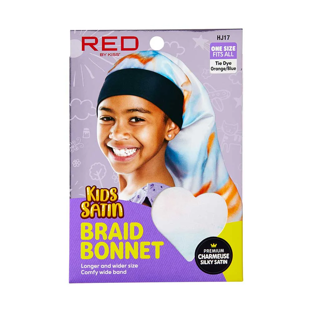 RED by KISS Kids Edge Satin Braid Bonnet - Image 4