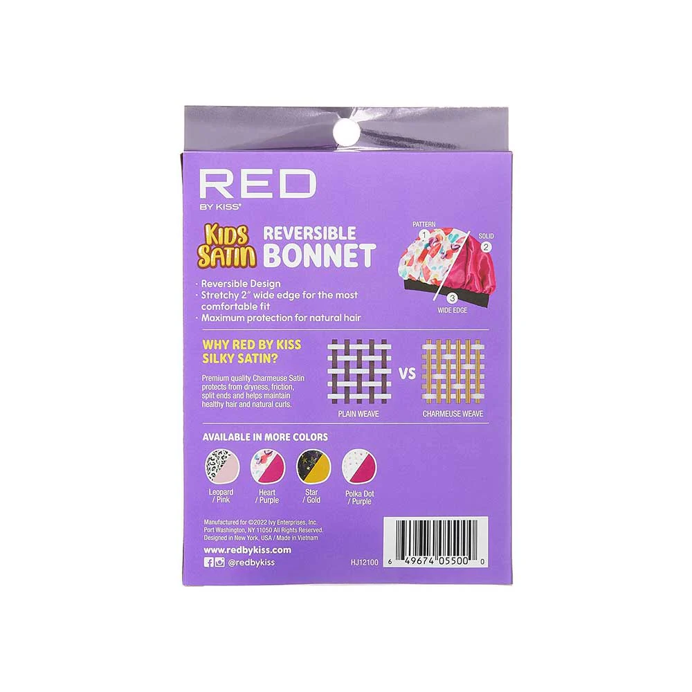 RED by KISS Kids Satin Bonnet Double Wear - Image 5